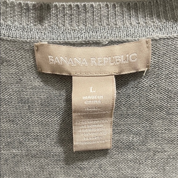 Banana Republic Light Gray Women's Cardigan - Picture 2 of 3